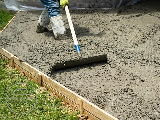 Das stabile Gewächshaus mit einem Fundament auf Beton ausstatten