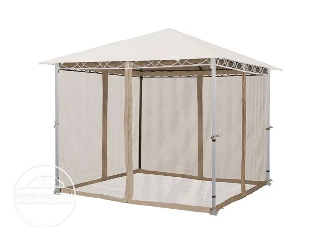 Den stabilen Gartenpavillon mit passenden Moskitonetzen ausstatten